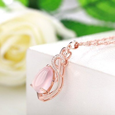 Rose Gold Crystal Stylish Pendant