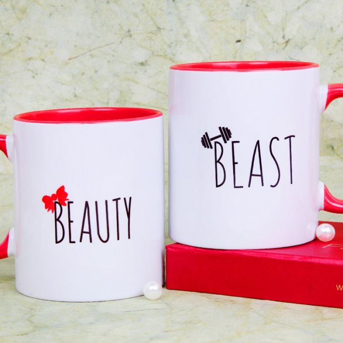 Beauty and Beast Coffee Mugs