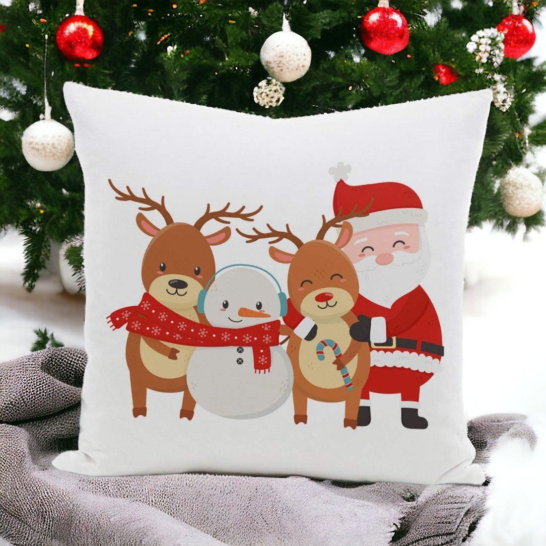 Merry Christmas Cushion V4