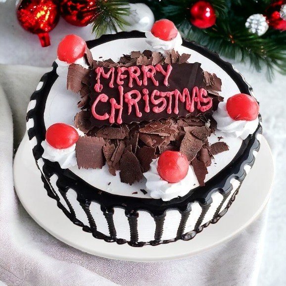 Christmas Black Forest Cake