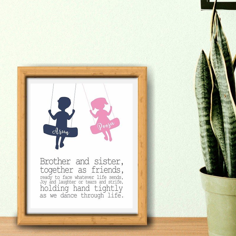 Swing Partners Personalized Frame