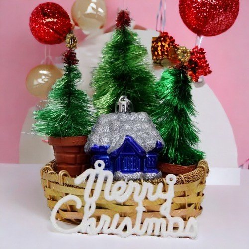 Decorative Christmas Basket