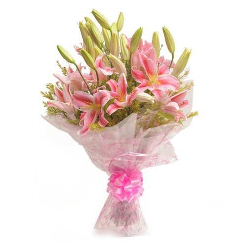 Exotic Pink Lilly Bouquet