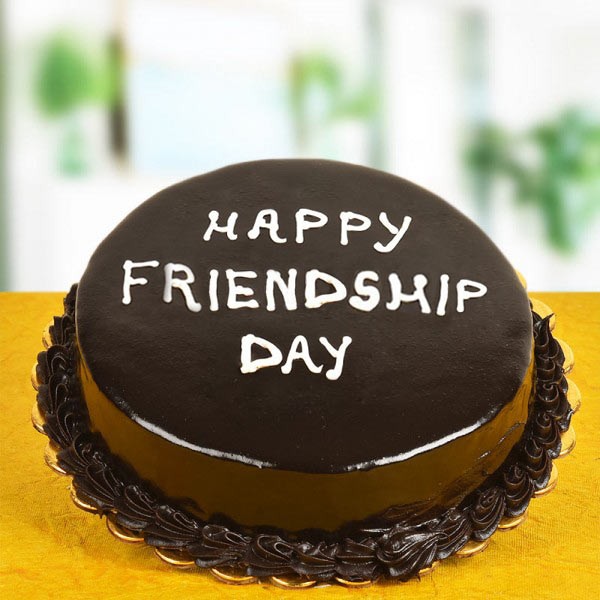 Friendship Day Chocolate Cake