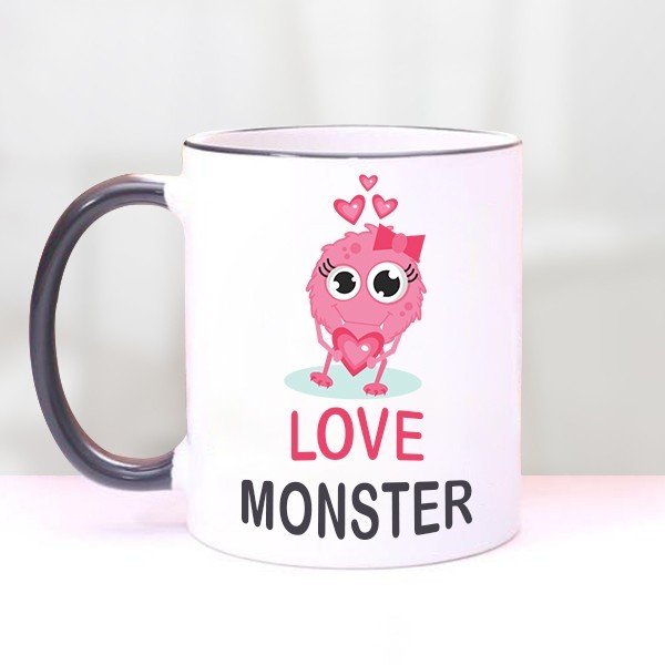 Love Monster White Mug