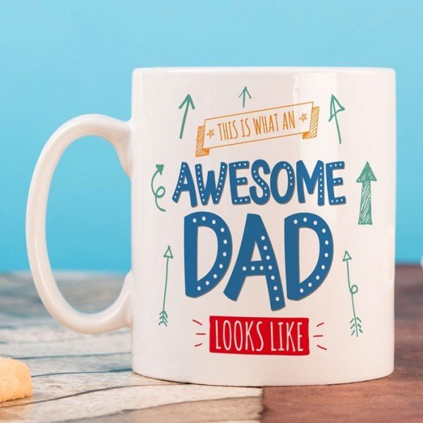 Personalised Awesome Dad Mug