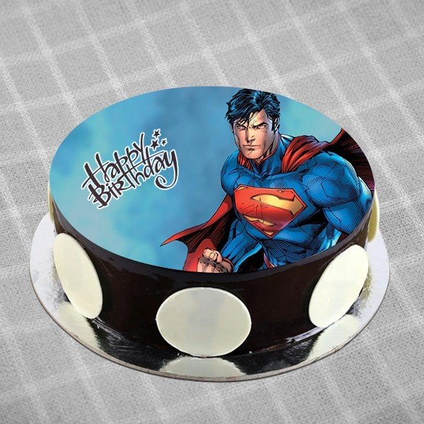 Cripsy Superman Chocolate Cake