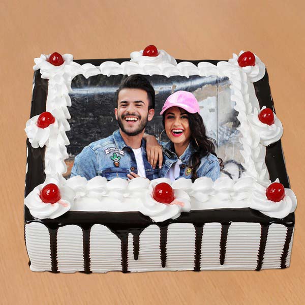 Black Forest Photo Cake Wishes