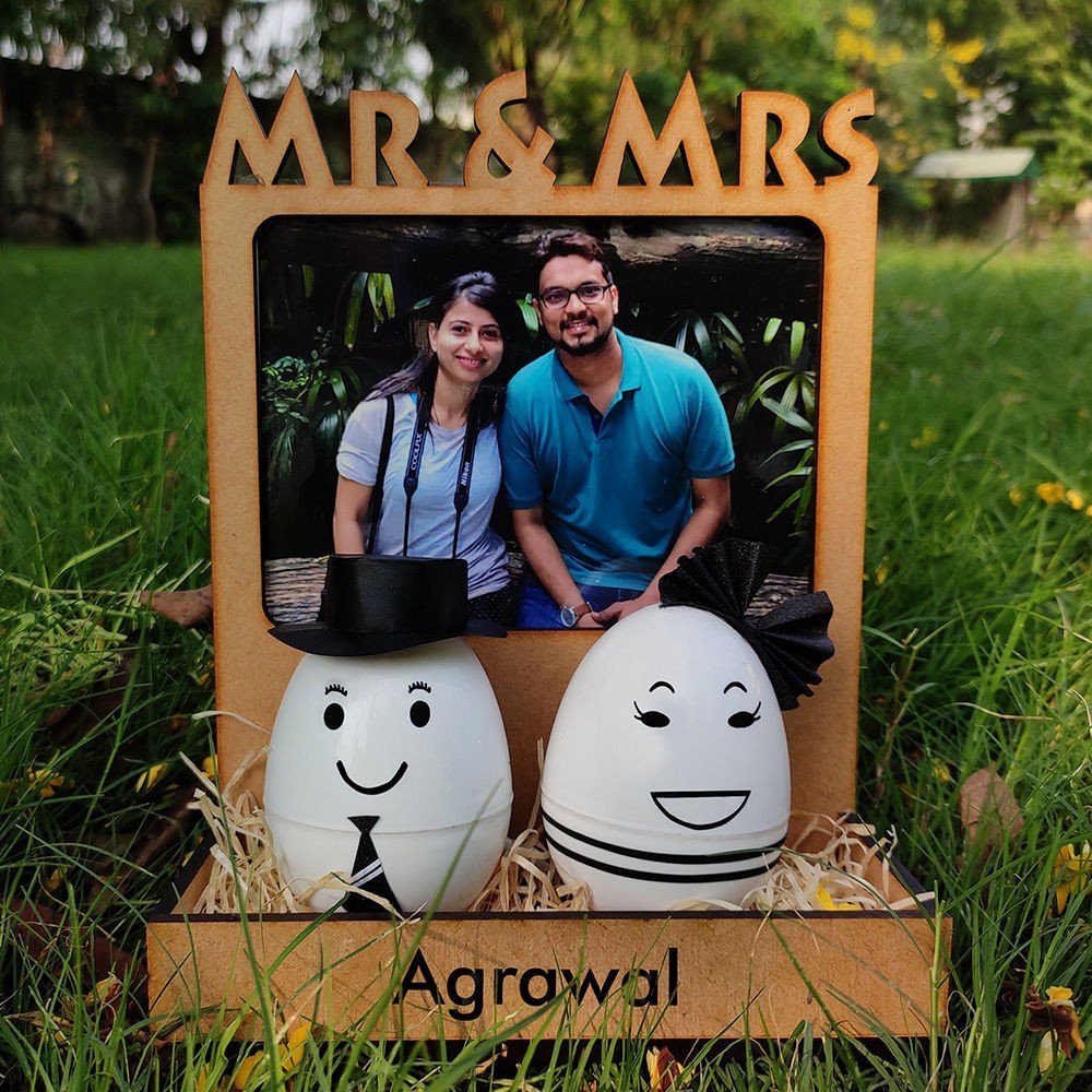 Mr And Mrs Personalised Lamp