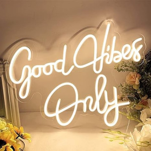 Stylish Good Vibes Only LED Neon Signs