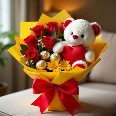 Red Rocher Bouquet Online