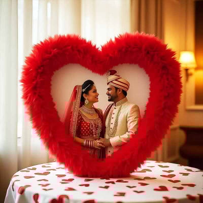 Online Gifts Delivery Love Birds Cushion