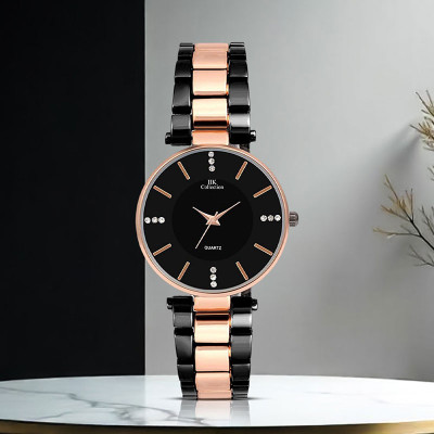 Black Dial Analog Watch for Women