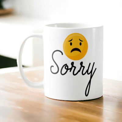 Sad Emoji Sorry Mug 