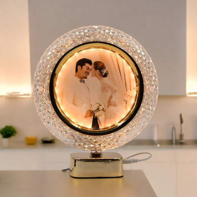 Led Crystal Light Photo Frame Lamp