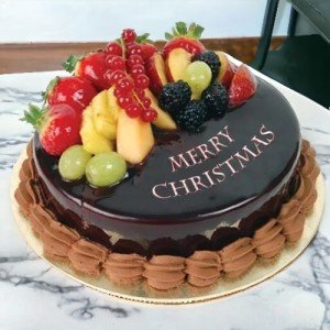 Christmas Chocolate Fruit Cake One Kg