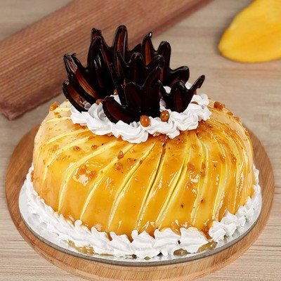Glaze Cream Pineapple Cake
