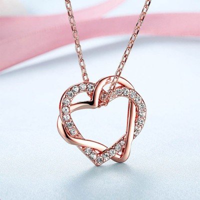 Online Gifts Delivery Hearts-In-Love Pendent