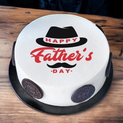 Happy Father's Day Oreo Poster Cake (Half Kg)