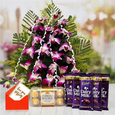 Orchids & Chocolates 