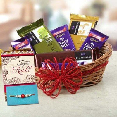Rakhi With Chocolates Online Delivery