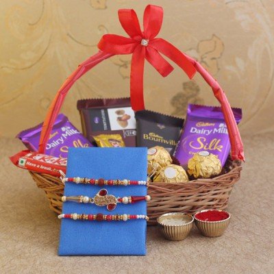 Rakhi With Chocolates Online Delivery