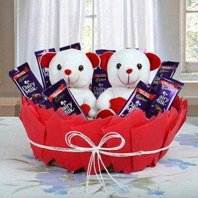 Cute Basket Of Surprise