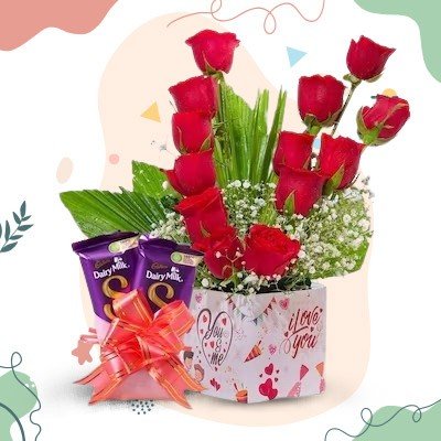 Birthday Flowers and Chocolates Online Delivery