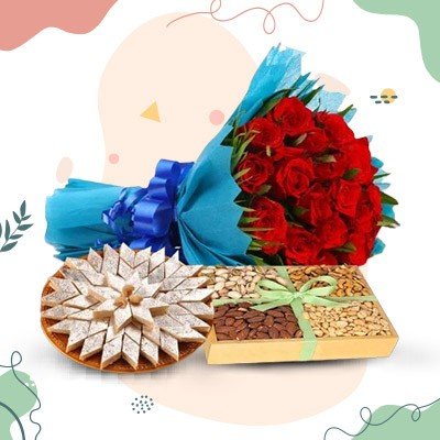 Birthday Flowers and Sweets Online Delivery