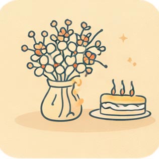 Flowers and Cake Combo Online