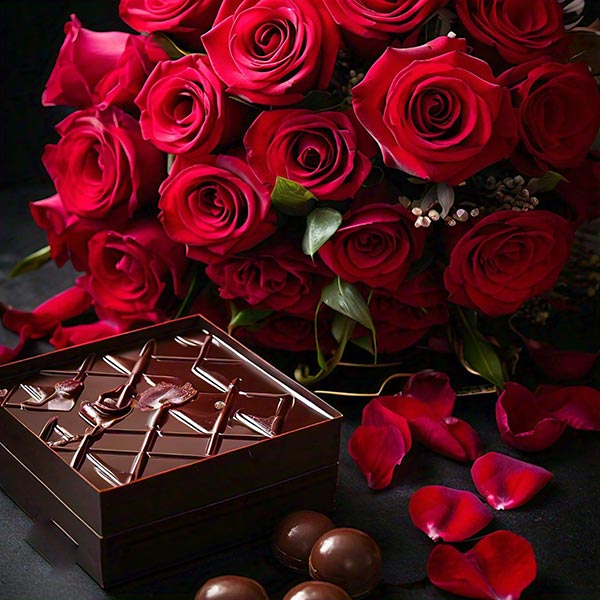 Flower and chocolate Online