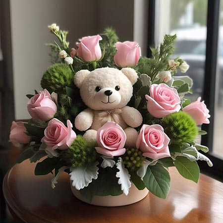 Flowers and Teddy Delivery