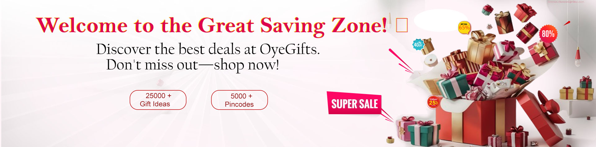 OyeGifts Coupons and Deals Online