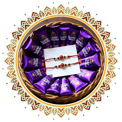 Rakhi With Chocolates Online Delivery