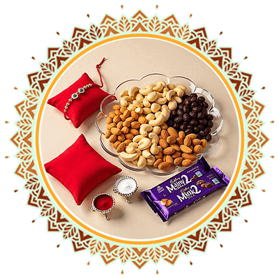 Rakhi With Dryfruits Online Delivery