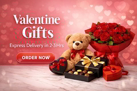 Order Valentine Gifts Online for Him & Her – Same Day Delivery Available